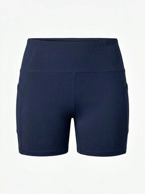 Xersion Compression Bike Short w/ Pockets in Black Plus Size 2X Activewear Fit